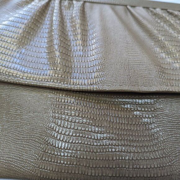 Vintage Rome Tan Snakeskin Shoulder Bag - Picture 9 of 11